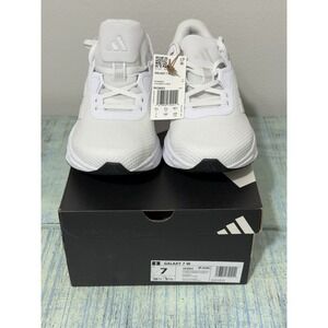 Size 7 - Adidas Galaxy 7 White Metallic Black W New In Box